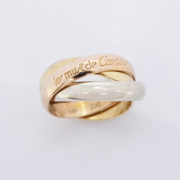 CARTIER 18k Gold Trinity Ring #49 - Picture 2 of 9